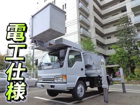 いすゞエルフ高所作業車小型（2t・3t）KK-NKR72E3N [写真01]