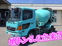 日野レンジャーミキサー車（コンクリートミキサー）増トン（6t・8t）