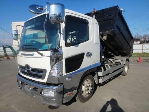 日野レンジャーアームロール中型（4t）ADG-FD7JGWA [写真01]