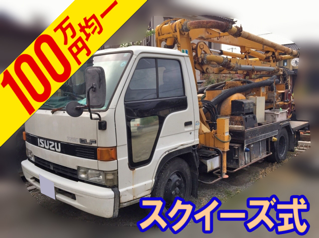 U Npr59lr改 中古コンクリートポンプ車小型 2t 3t エルフ 栃木 岩手 北海道エリア販売実績 中古トラックのトラック王国