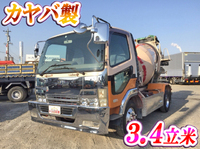 三菱ふそうファイターミキサー車（コンクリートミキサー）中型（4t）[写真01]