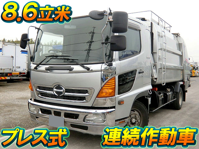 日野レンジャーパッカー車（塵芥車）中型（4t）[写真01]