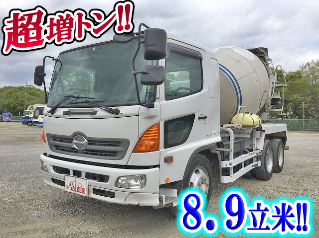 日野レンジャーミキサー車（コンクリートミキサー）増トン（6t・8t）PK-GK8JKFA [写真01]