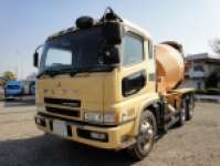 三菱ふそうスーパーグレートミキサー車（コンクリートミキサー）大型（10t）[写真01]