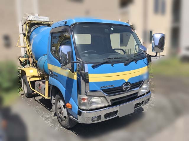 日野デュトロミキサー車（コンクリートミキサー）小型（2t・3t）SKG-XZU600E [写真01]