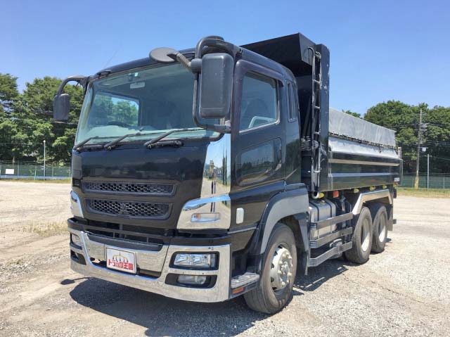 三菱ふそうスーパーグレートダンプ大型（10t）QKG-FV50VX [写真01]