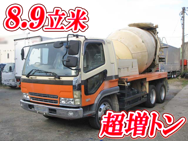 三菱ふそうファイターミキサー車（コンクリートミキサー）増トン（6t・8t）PJ-FQ61FJ [写真01]