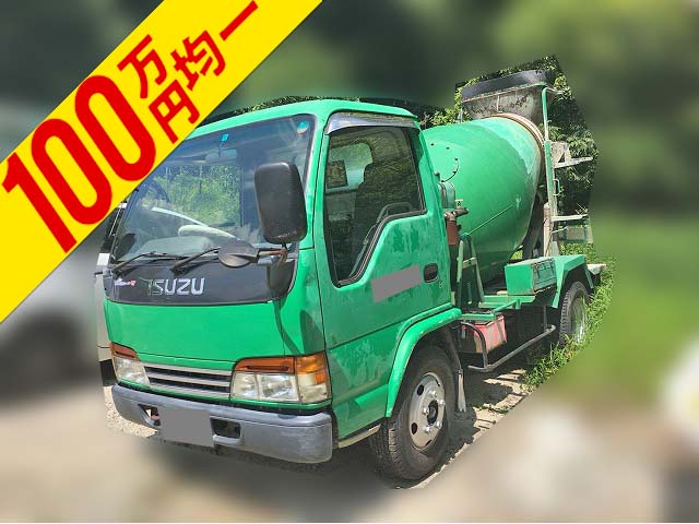 いすゞエルフミキサー車（コンクリートミキサー）小型（2t・3t）KK-NKR71E3N [写真01]