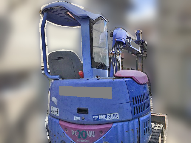 コマツミニユンボ（ミニバックホー）[写真02]