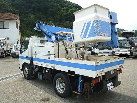 中古高所作業車 日野 兵庫・高知・山口 デュトロ（KK-XZU301X）（6,555