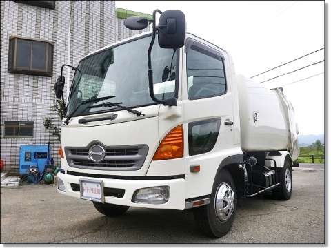 日野レンジャーパッカー車（塵芥車）中型（4t）[写真01]