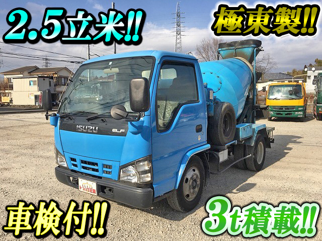 いすゞエルフミキサー車（コンクリートミキサー）小型（2t・3t）[写真01]