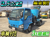いすゞエルフミキサー車（コンクリートミキサー）小型（2t・3t）[写真01]