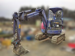 ★石川発　コマツ　PC30UU-3　ユンボ　バックホー　キャビン付き　エンジン始動確認済み　2475.1アワー　28馬力　直接引き取りのみ　売切 コマツ PC75UU-3 ユンボ（バックホー）0.25クラス 中古重機・建機販売