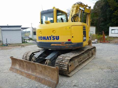 中古ユンボ（バックホー） コマツ 兵庫・高知・滋賀 （PC138US-8