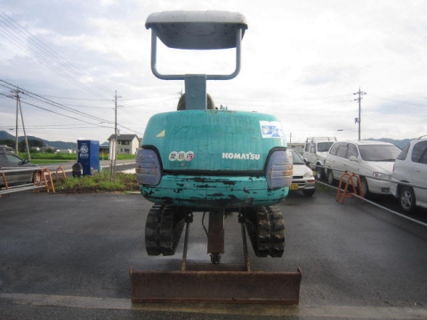 コマツミニユンボ（ミニバックホー）[写真02]