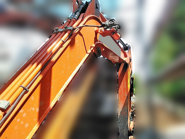 日立ミニユンボ（ミニバックホー）[写真07]