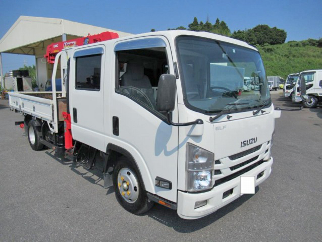 いすゞエルフダブルキャブ・クレーン付小型（2t・3t）[写真03]