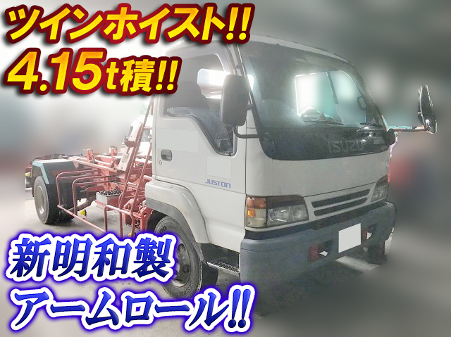 いすゞフォワードジャストンアームロール中型（4t）U-NRR32G1 [写真01]