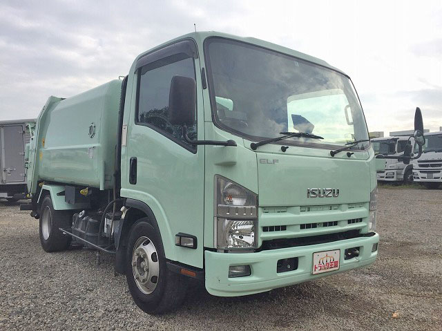 いすゞエルフパッカー車（塵芥車）小型（2t・3t）[写真03]