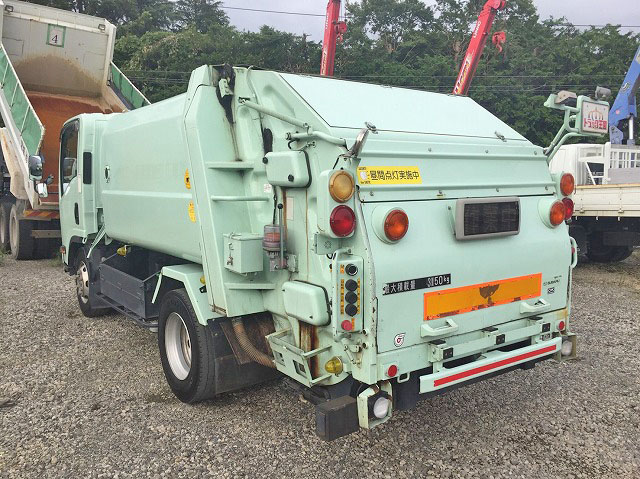 いすゞエルフパッカー車（塵芥車）小型（2t・3t）[写真04]