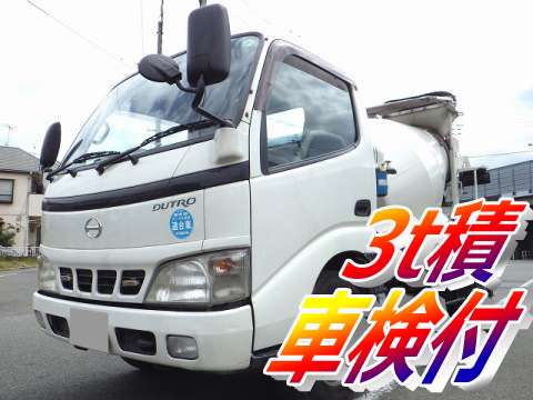 日野デュトロミキサー車（コンクリートミキサー）小型（2t・3t）KK-XZU301E [写真01]