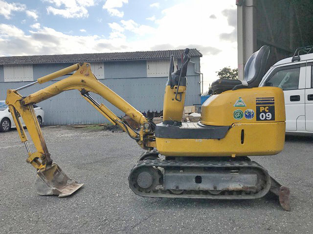 コマツミニユンボ（ミニバックホー）[写真05]