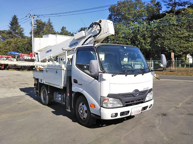中古高所作業車 日野 栃木・宮城・秋田 デュトロ（TKG-XZU600X