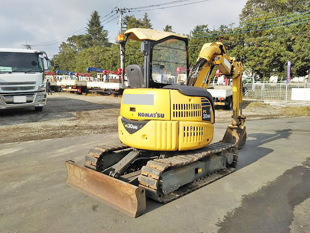 コマツミニユンボ（ミニバックホー）[写真02]