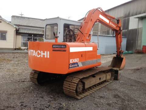 HITACHI ユンボ　非売品 中古ユンボ（バックホー） 日立 東京・秋田・北海道 （EX60-1）（6,300