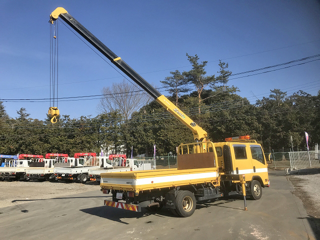 日野エルフダブルキャブ・クレーン付小型（2t・3t）[写真02]