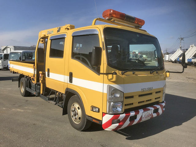 日野エルフダブルキャブ・クレーン付小型（2t・3t）[写真03]