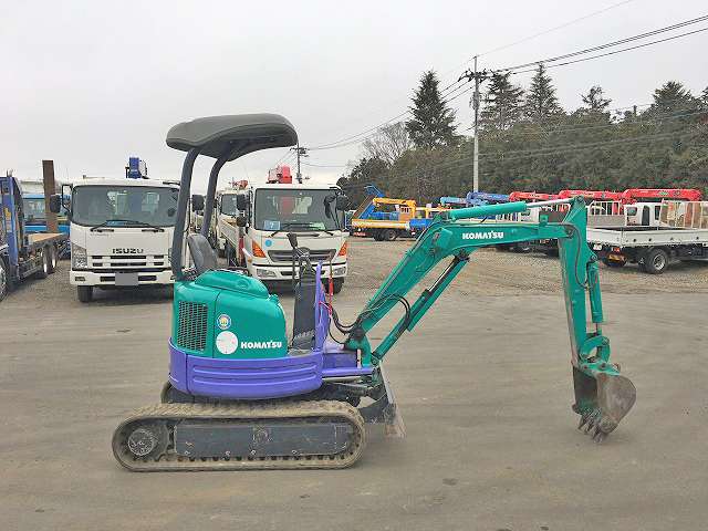 中古ユンボ（バックホー） コマツ 栃木・秋田・東京 （PC15FR-1