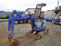 コマツミニユンボ（ミニバックホー）[写真01]