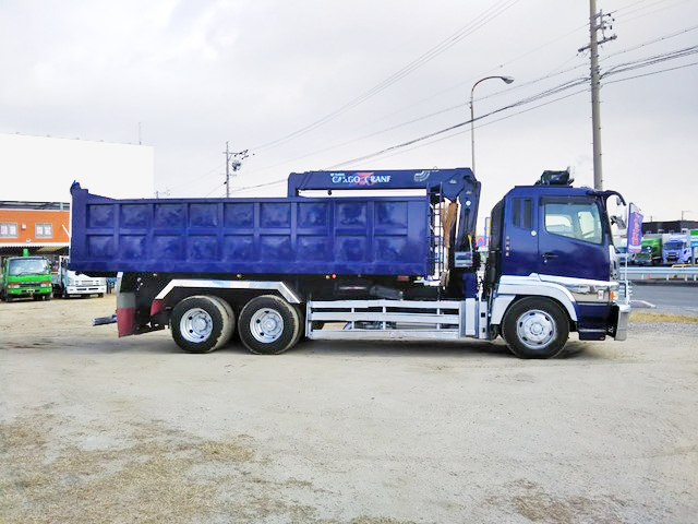 三菱ふそうスーパーグレートダンプ・クレーン付大型（10t）[写真05]