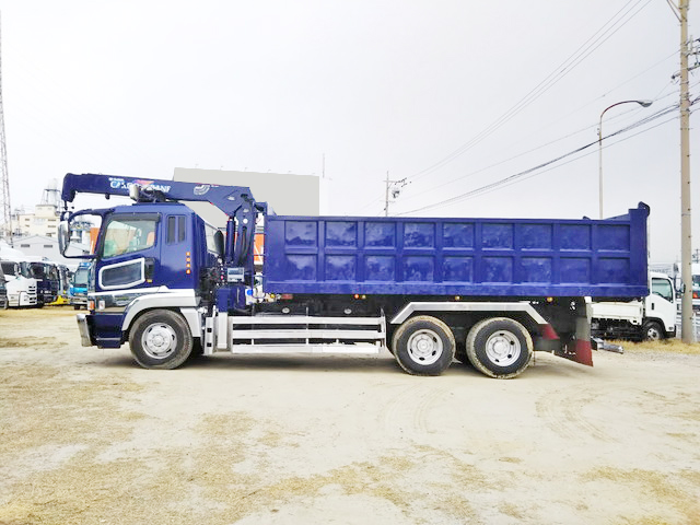 三菱ふそうスーパーグレートダンプ・クレーン付大型（10t）[写真08]