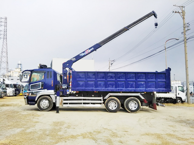 三菱ふそうスーパーグレートダンプ・クレーン付大型（10t）[写真09]