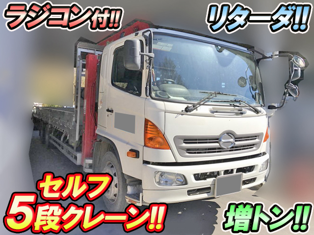 日野レンジャーセルフクレーン5段増トン（6t・8t）LDG-GK8JUAA [写真01]