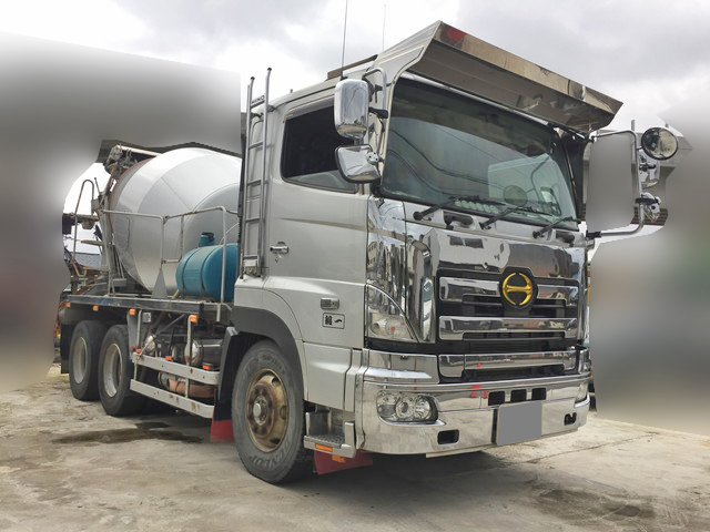 日野プロフィアミキサー車（コンクリートミキサー）大型（10t）[写真03]