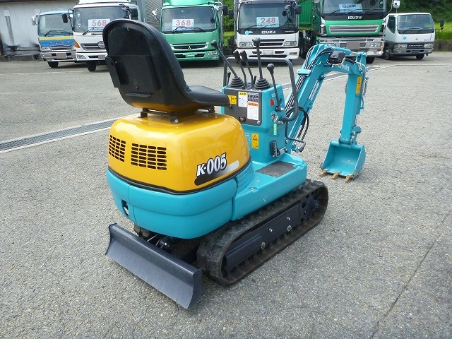 中古ミニユンボ（ミニバックホー） クボタ 兵庫・岡山・高知 （K-005-3