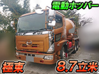 日野プロフィアミキサー車（コンクリートミキサー）大型（10t）