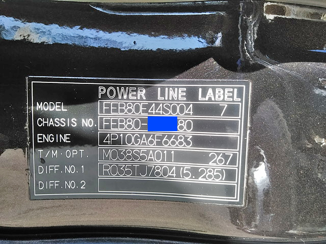 三菱ふそうキャンタークレーン4段小型（2t・3t）[写真38]