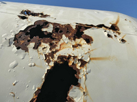 三菱ふそうファイターミキサー車（コンクリートミキサー）中型（4t）[写真14]