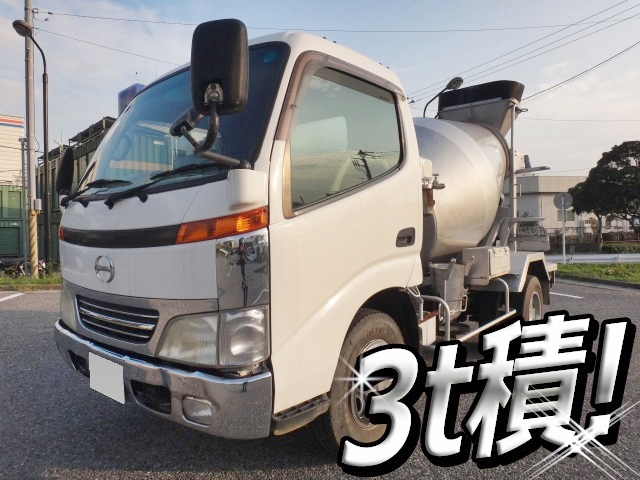 日野デュトロミキサー車（コンクリートミキサー）小型（2t・3t）KK-XZU301E [写真01]