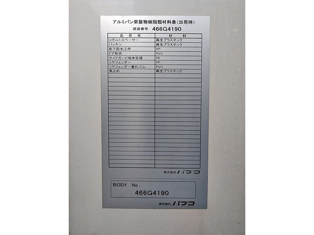 三菱ふそうキャンターパネルバン小型（2t・3t）[写真19]