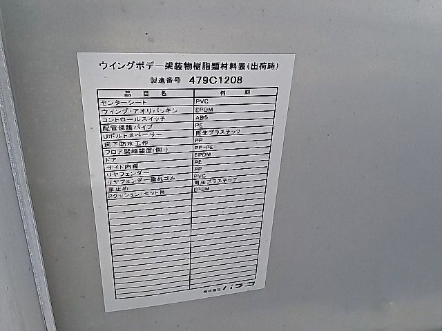 三菱ふそうファイターアルミウイング中型（4t）[写真14]