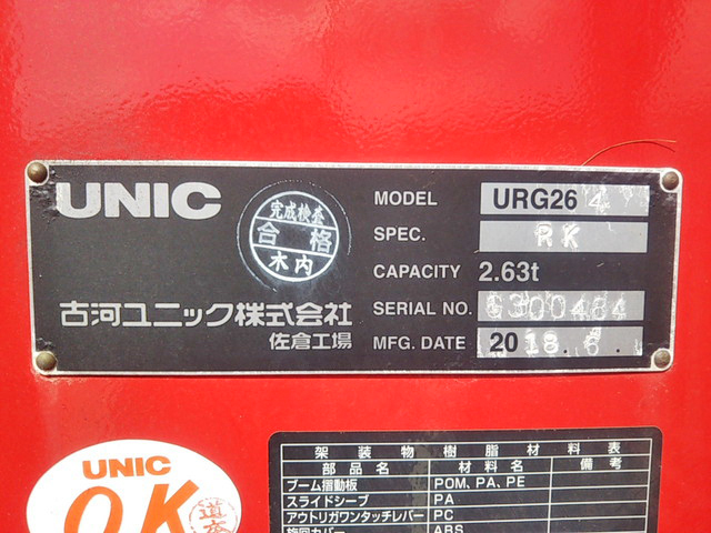 三菱ふそうキャンターセーフティクレーン4段小型（2t・3t）[写真18]