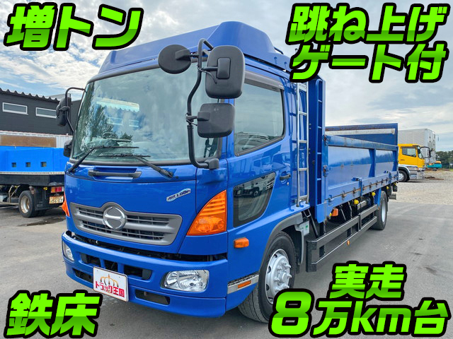 日野レンジャー平ボディ増トン（6t・8t）QKG-FE7JMAA [写真01]