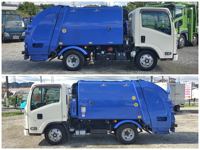 いすゞエルフパッカー車（塵芥車）小型（2t・3t）[写真05]