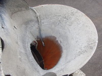 三菱ふそうスーパーグレートミキサー車（コンクリートミキサー）大型（10t）[写真14]